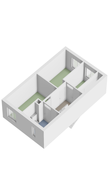 Plattegrond niet in brochure