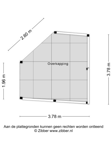 Plattegrond niet in brochure