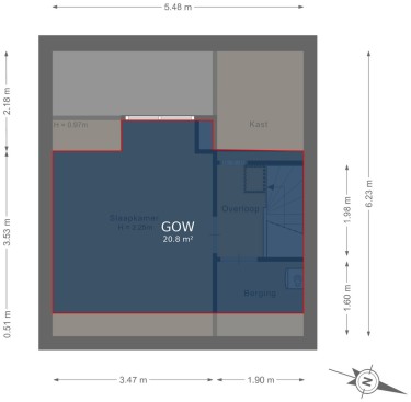 Plattegrond niet in brochure