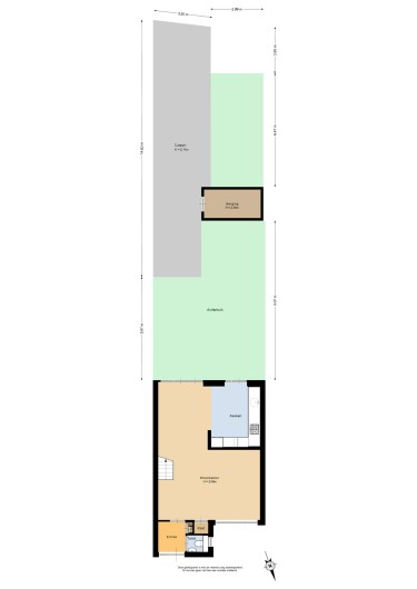 Plattegrond niet in brochure