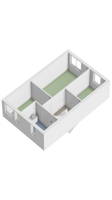 Plattegrond niet in brochure