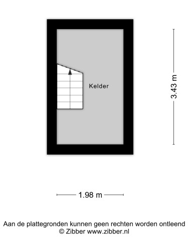 Plattegrond niet in brochure