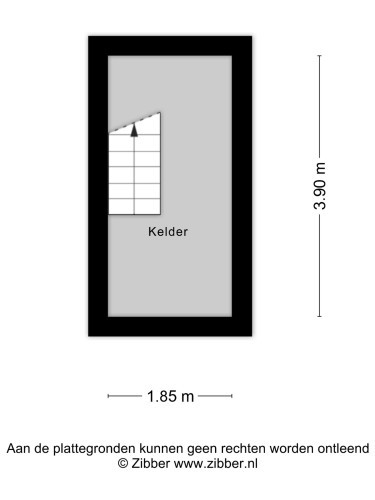Plattegrond niet in brochure