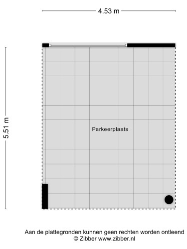 Plattegrond niet in brochure