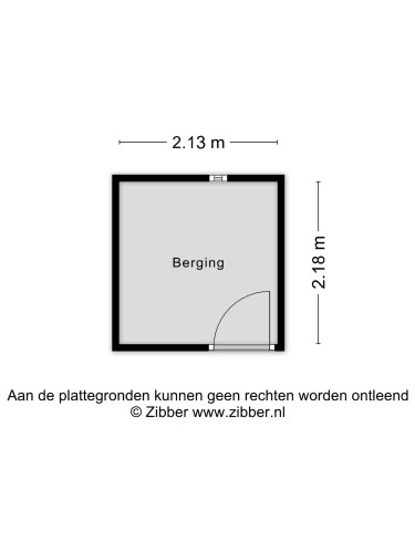 Plattegrond niet in brochure