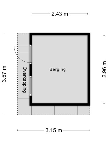 Plattegrond niet in brochure
