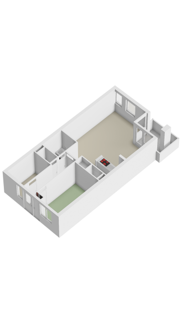 Plattegrond niet in brochure