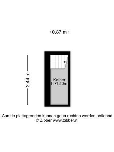 Plattegrond niet in brochure