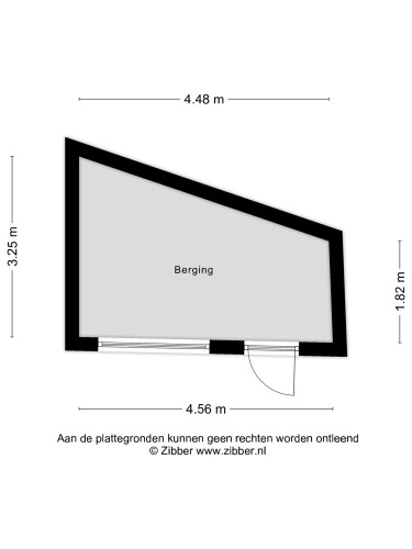 Plattegrond niet in brochure