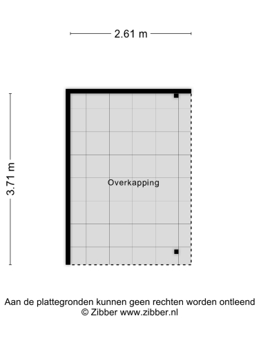 Plattegrond niet in brochure