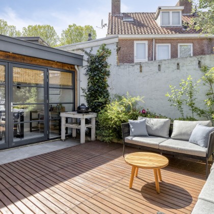 Tuin op het westen