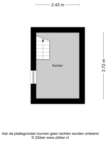 Plattegrond niet in brochure