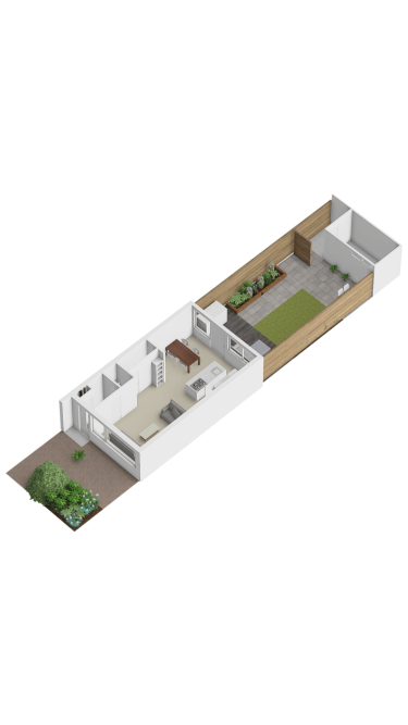 Plattegrond niet in brochure