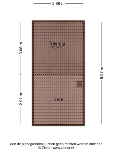 Plattegrond niet in brochure