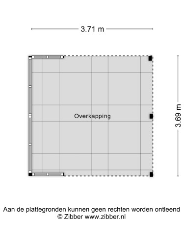 Plattegrond niet in brochure