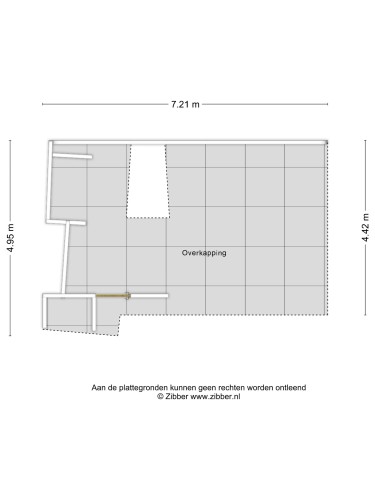 Plattegrond niet in brochure