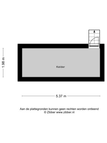 Plattegrond niet in brochure