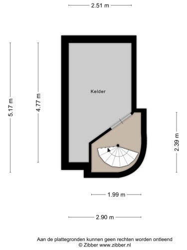 Plattegrond niet in brochure
