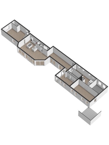 Plattegrond niet in brochure