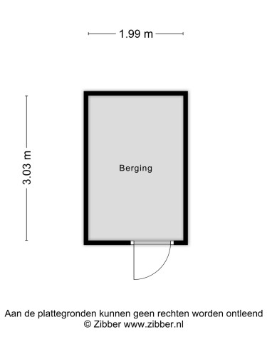 Plattegrond niet in brochure