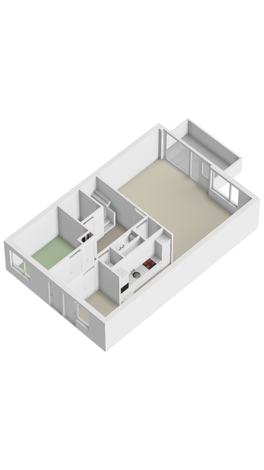 Plattegrond niet in brochure