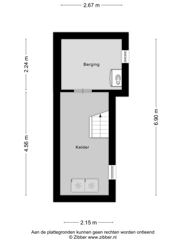 Plattegrond niet in brochure
