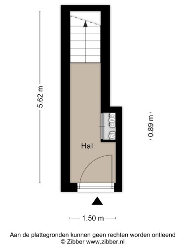 Plattegrond niet in brochure