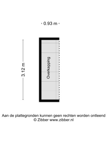Plattegrond niet in brochure