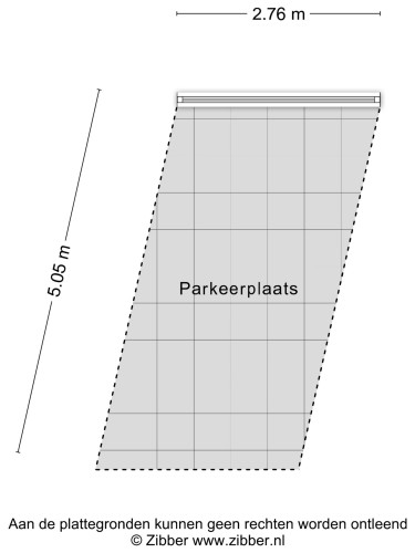 Plattegrond niet in brochure