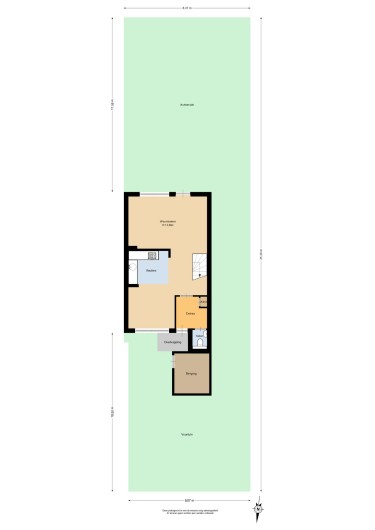 Plattegrond niet in brochure