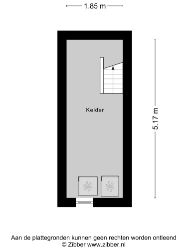 Plattegrond niet in brochure