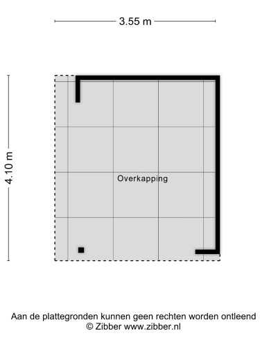 Plattegrond niet in brochure