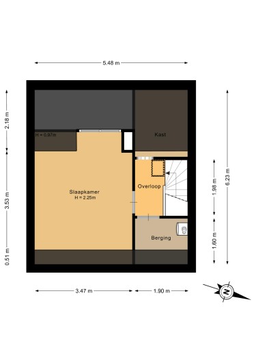 Plattegrond niet in brochure