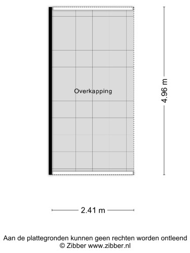 Plattegrond niet in brochure