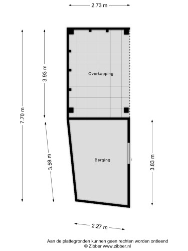 Plattegrond niet in brochure