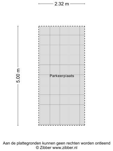 Plattegrond niet in brochure
