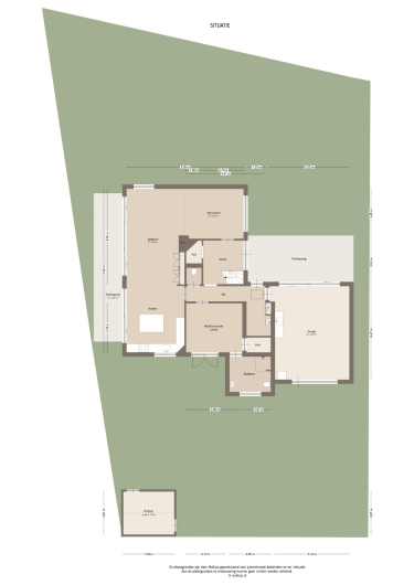 Plattegrond niet in brochure