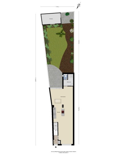 Plattegrond niet in brochure
