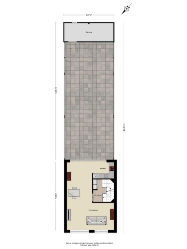 Plattegrond niet in brochure