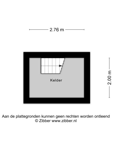 Plattegrond niet in brochure