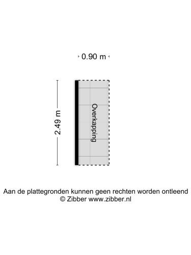 Plattegrond niet in brochure