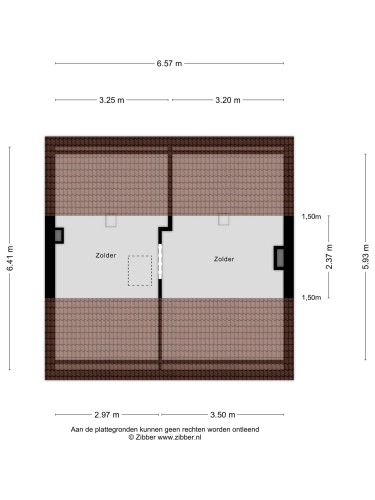 Plattegrond niet in brochure