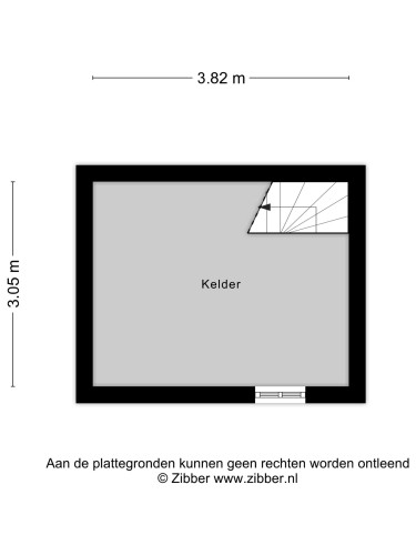 Plattegrond niet in brochure