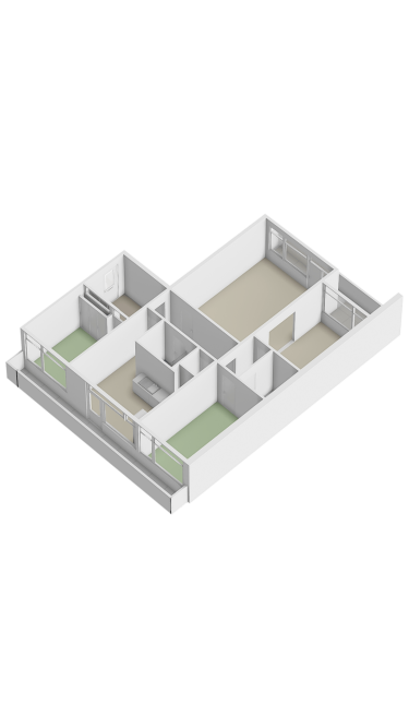 Plattegrond niet in brochure