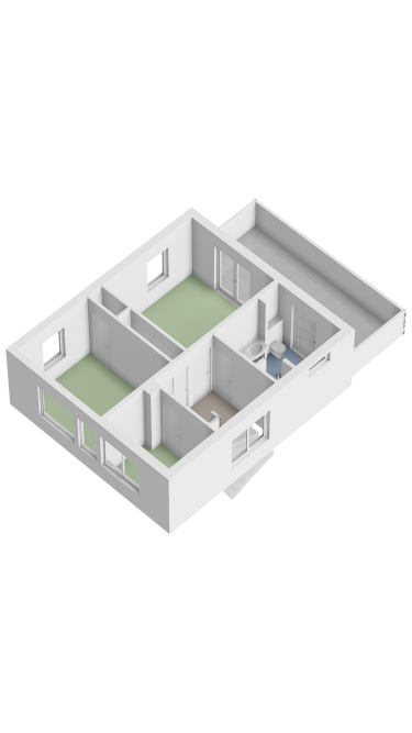 Plattegrond niet in brochure