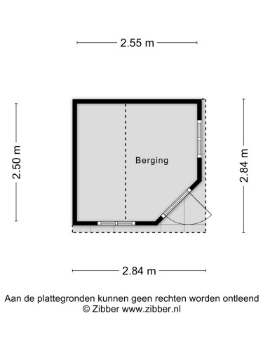 Plattegrond niet in brochure