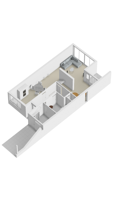 Plattegrond niet in brochure