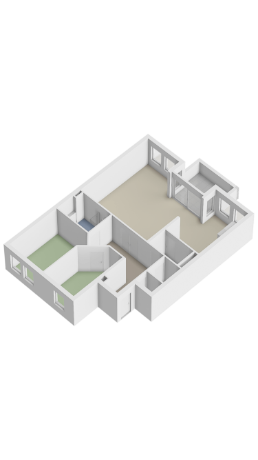 Plattegrond niet in brochure