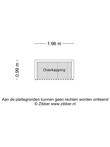 Plattegrond niet in brochure