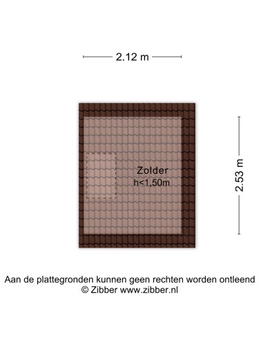 Plattegrond niet in brochure